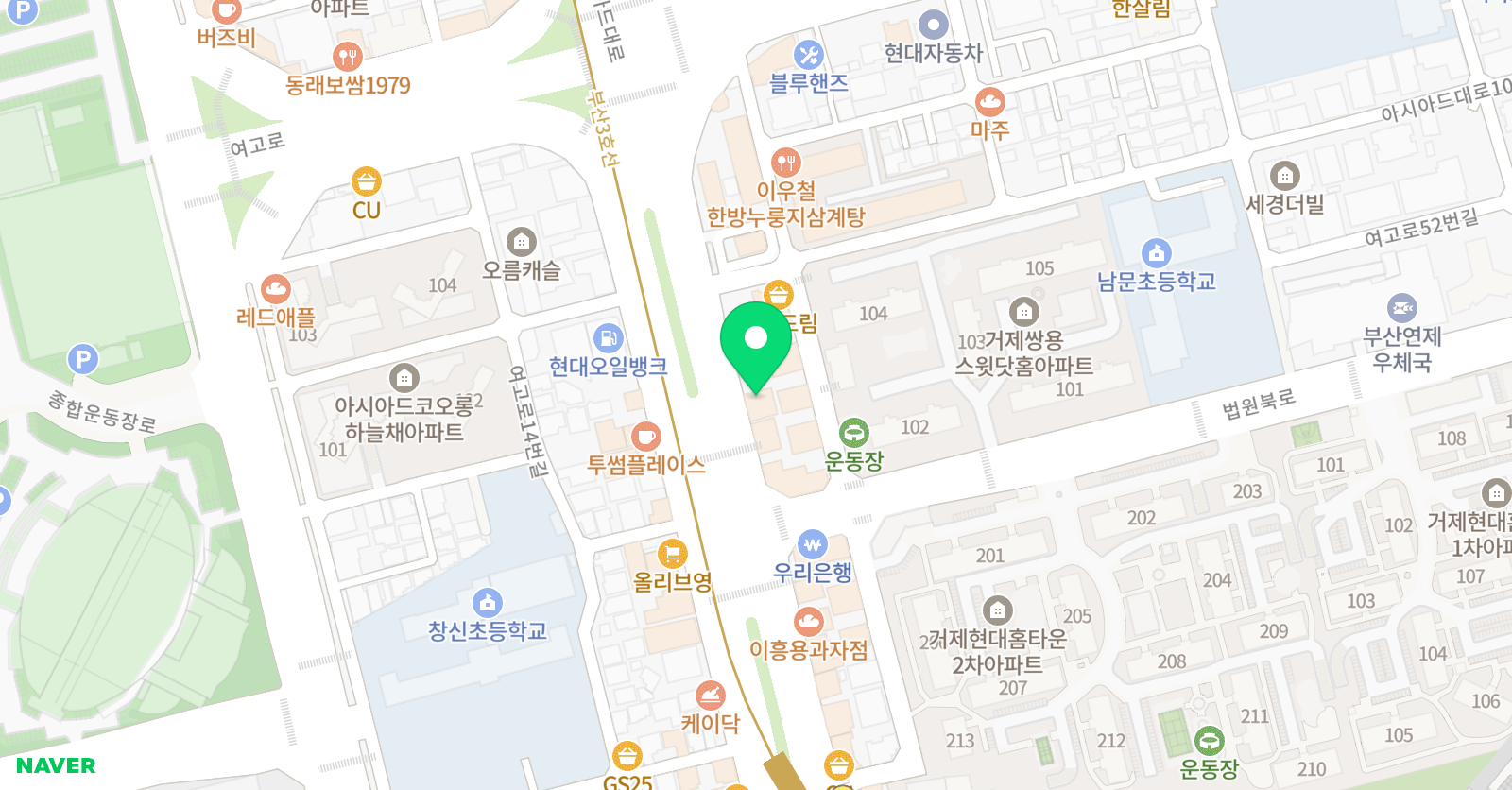 칠드런 미술학원 위치