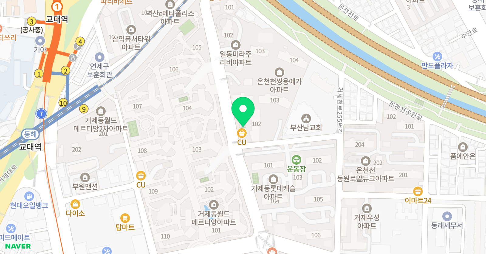 컴퍼스 잉글리쉬영어학원 위치