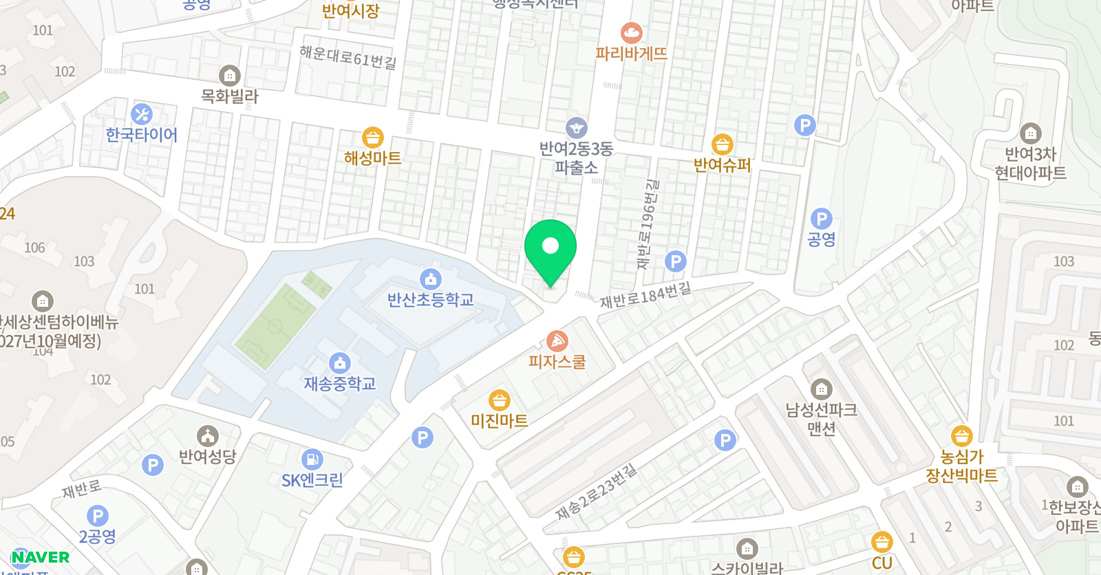 인재 태권도&줄넘기&패드민턴 위치