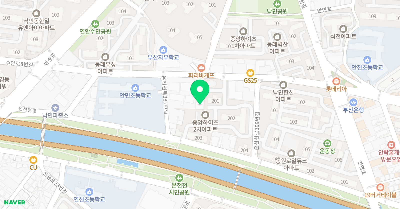골드키즈 어린이수영장 위치