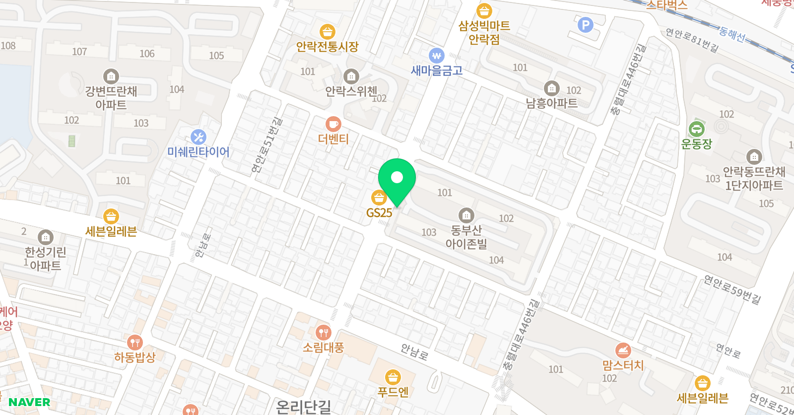 헬로우 수학학원 위치