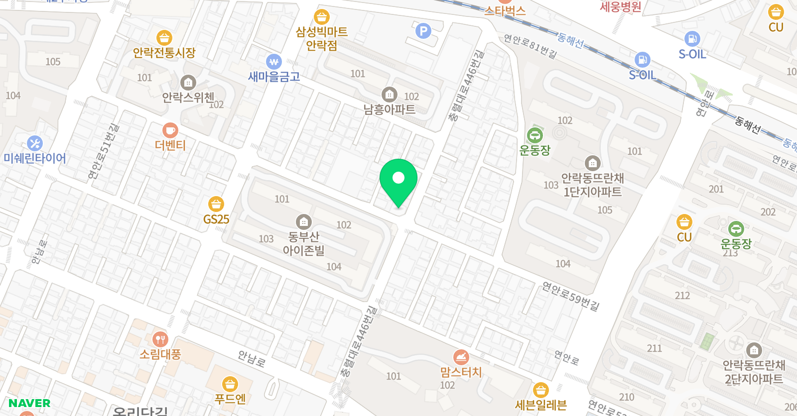 더프라임 영수학원 위치