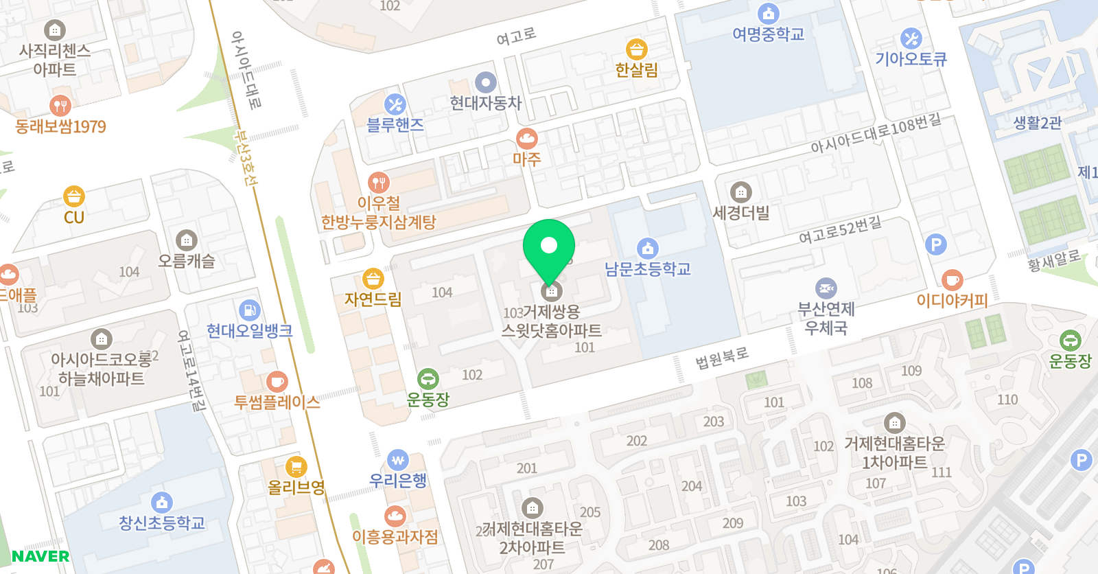 차이랑 중국어 연제캠퍼스 위치