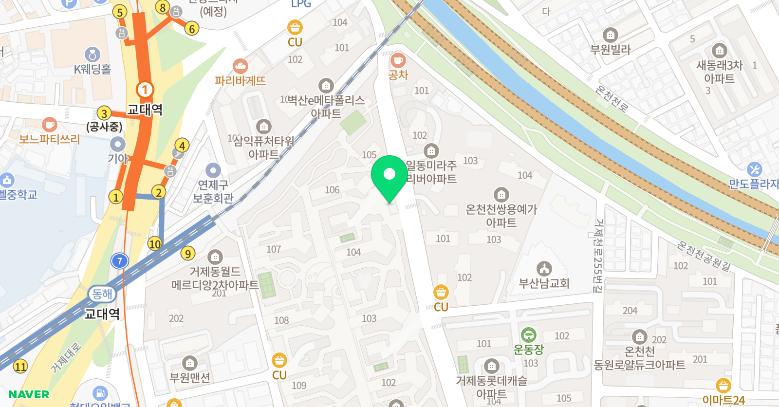 송무인키즈 태권도&점핑클럽 위치