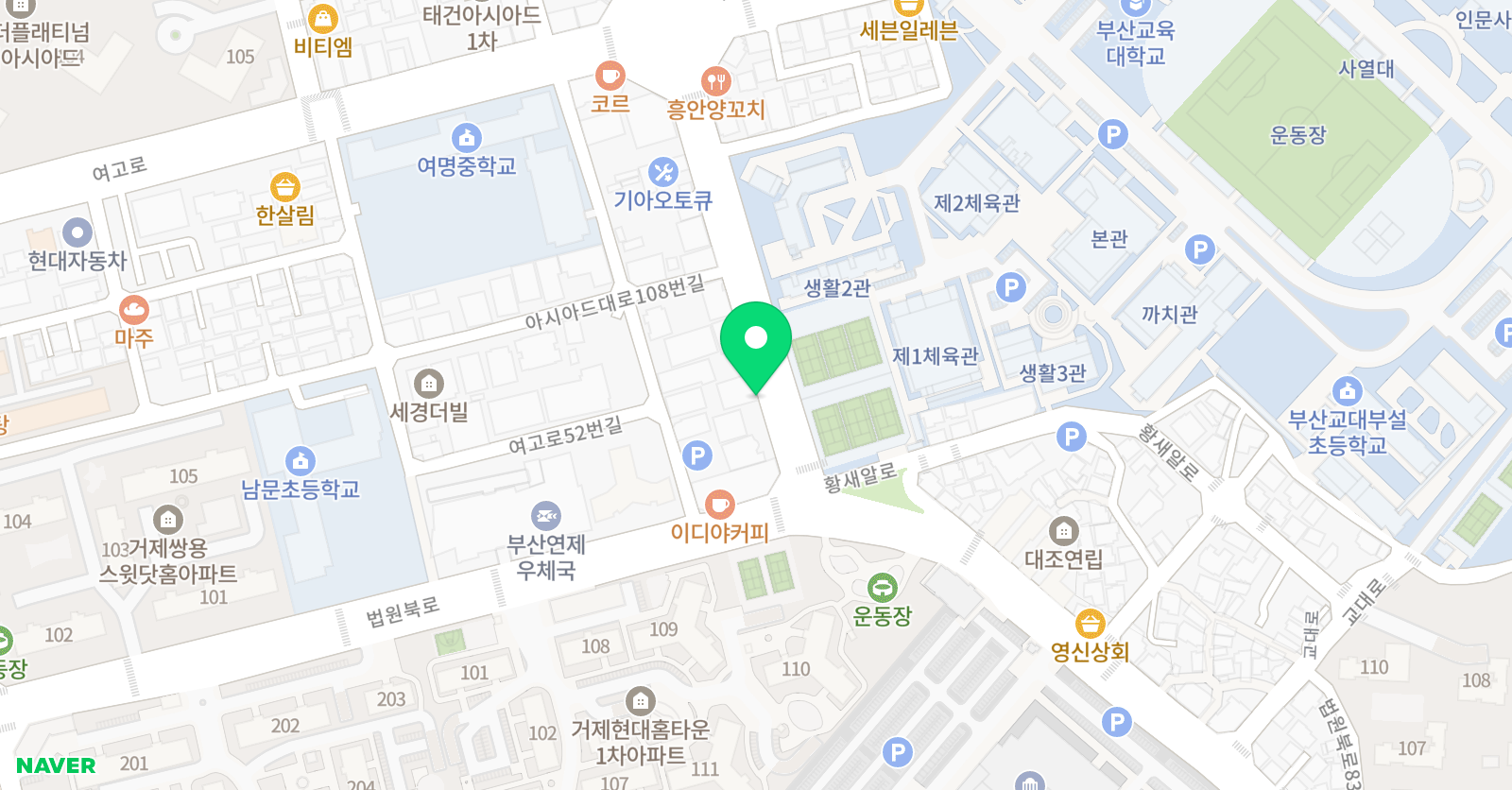 미네르바국제아카데미 위치