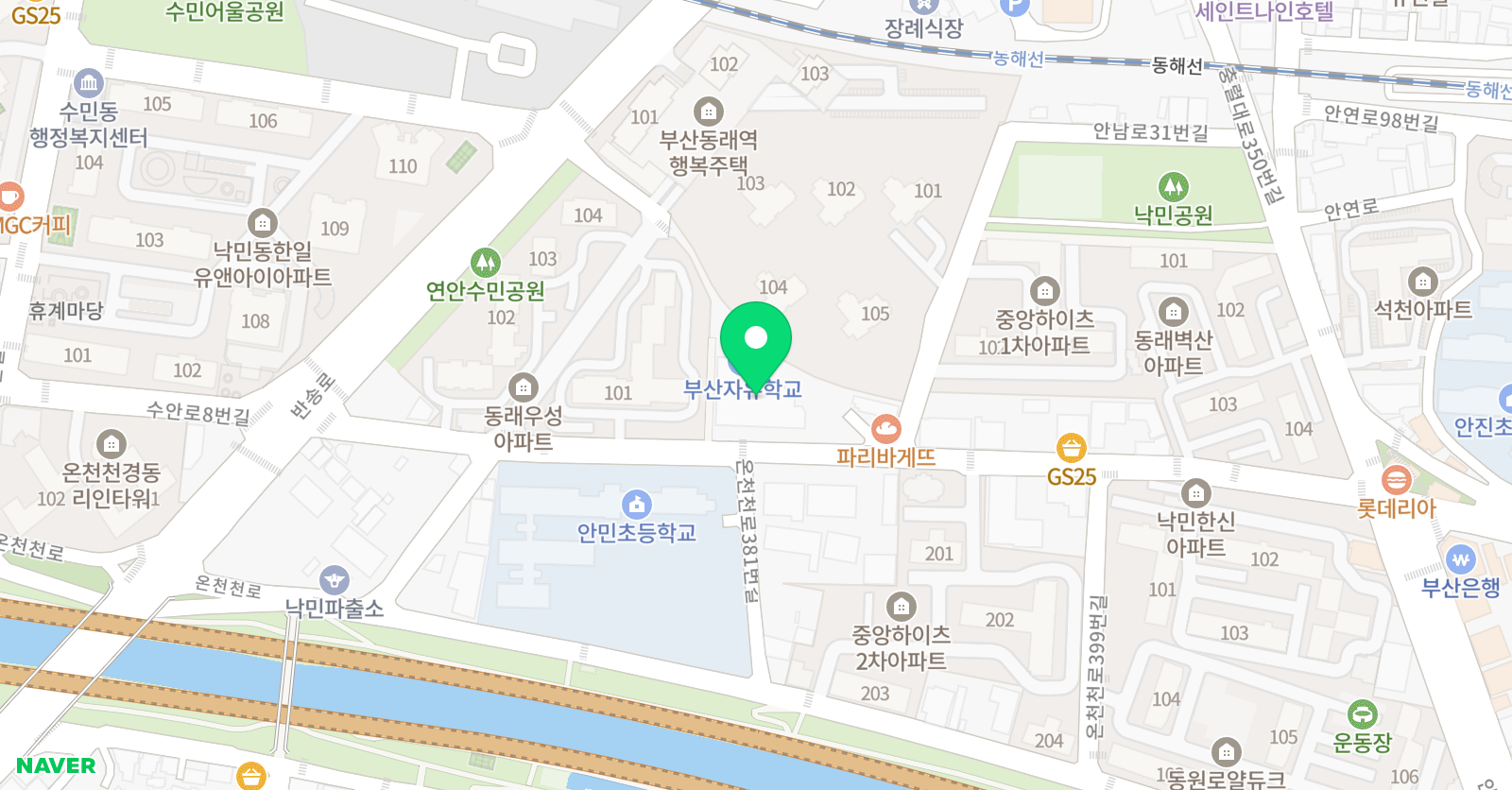 민들레 음악학원 위치
