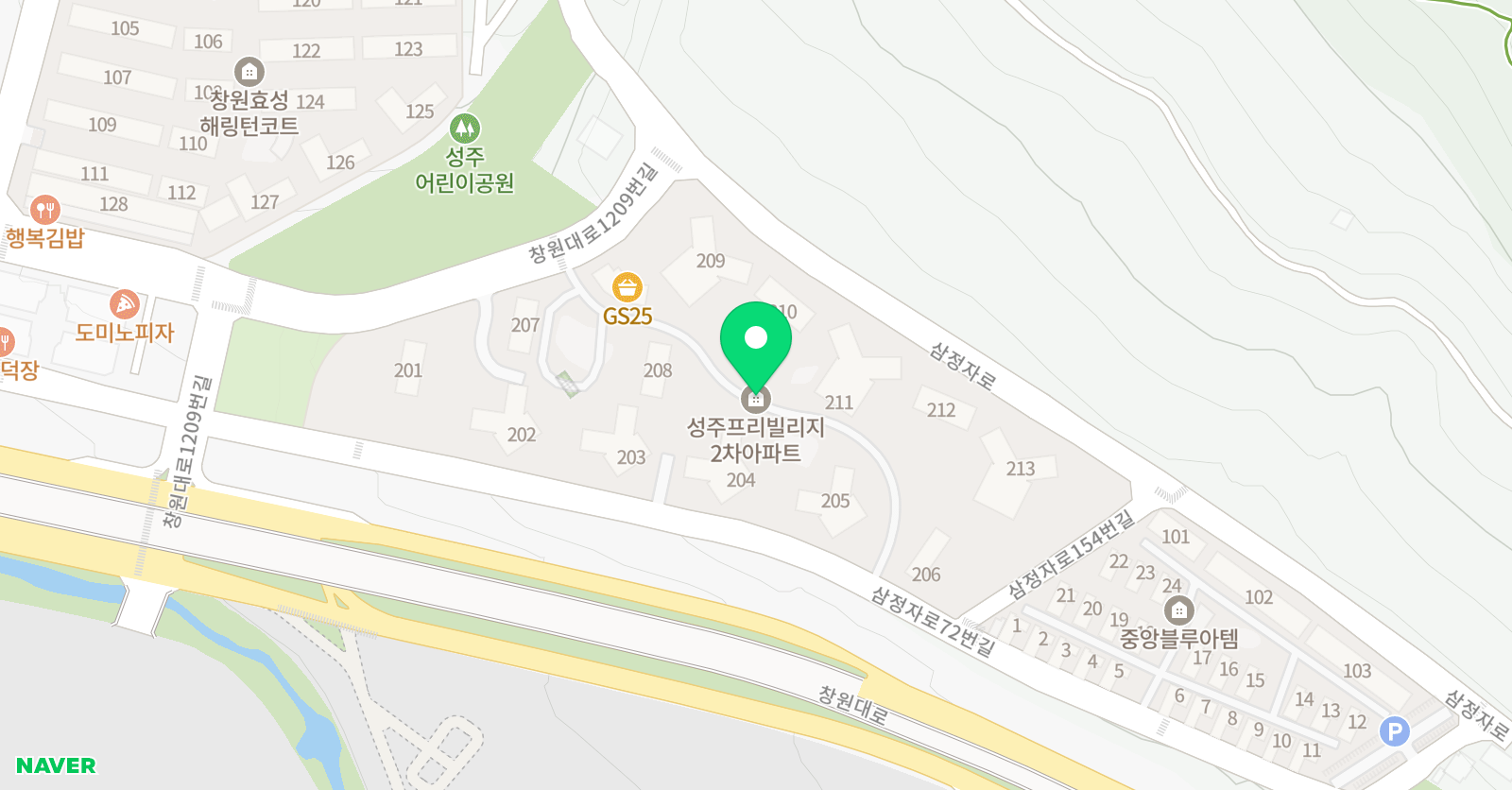 아소비 창원성주점 위치