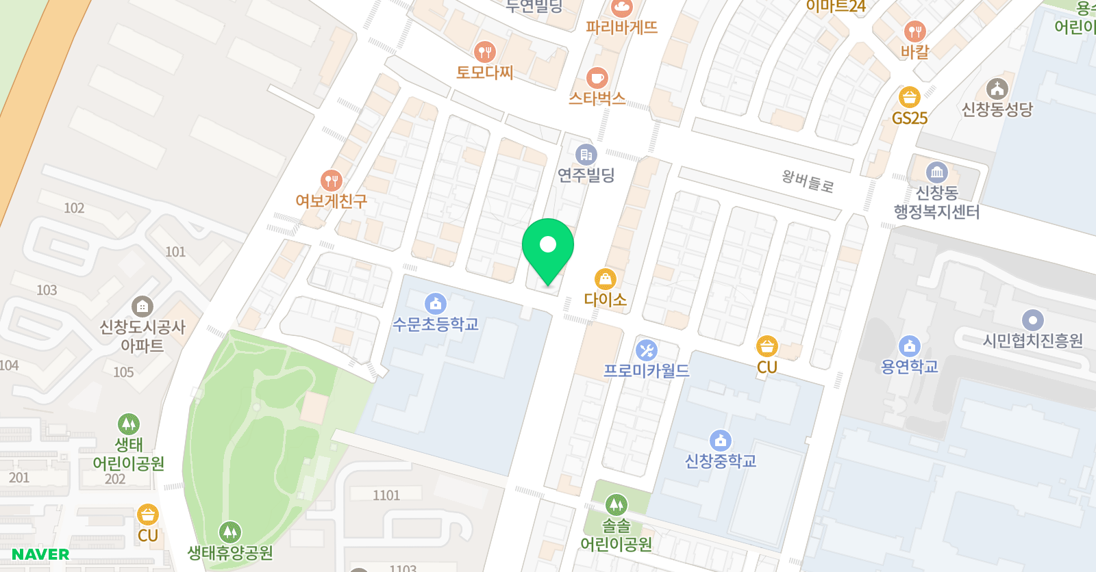 생각 수학학원 위치
