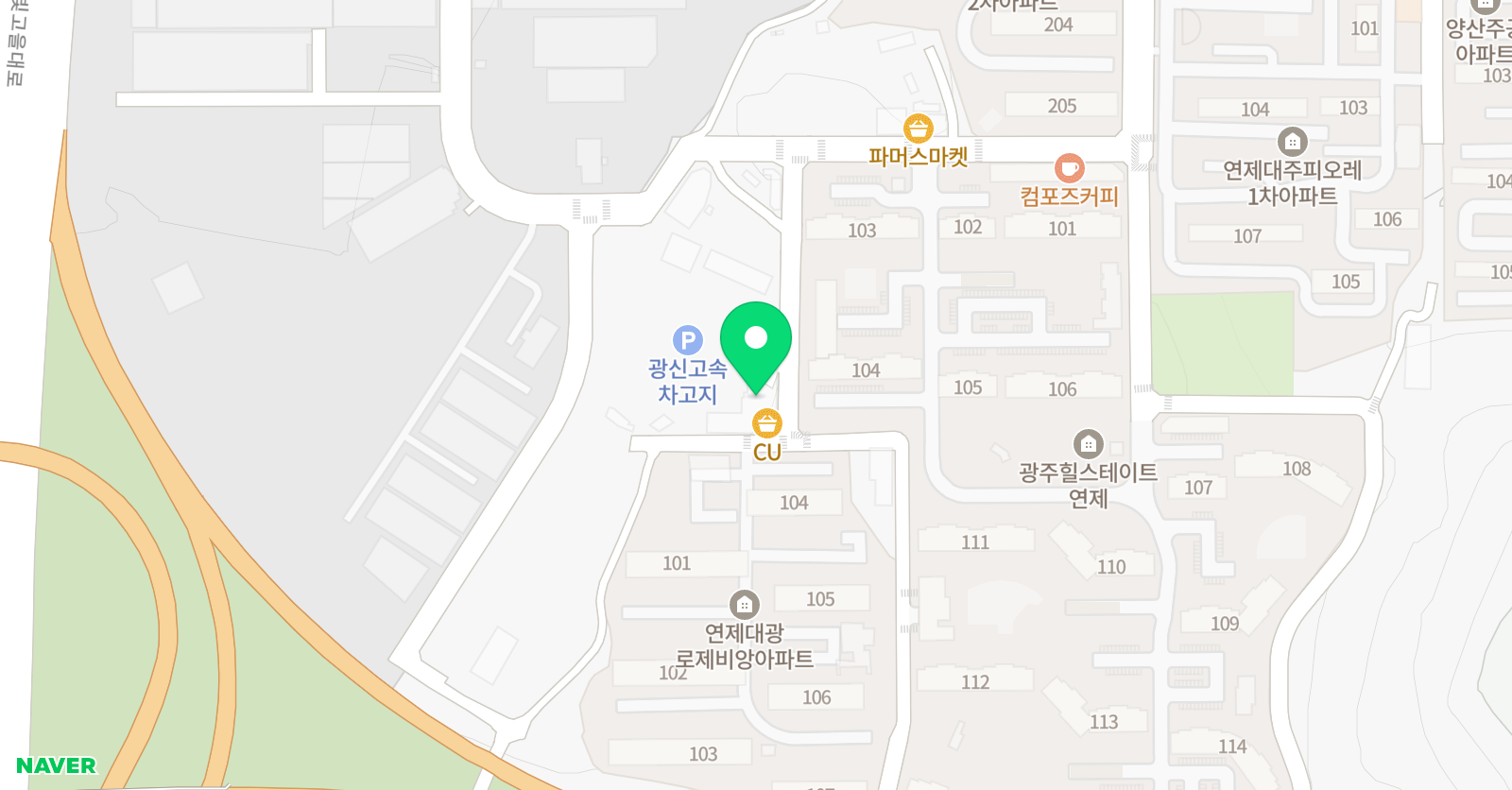 573스위밍풀 연제점 위치