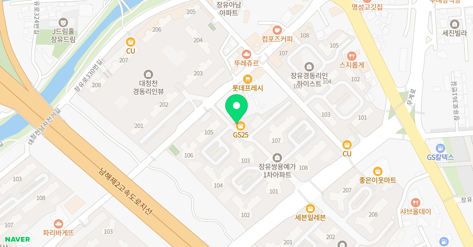 금호 태권도 위치