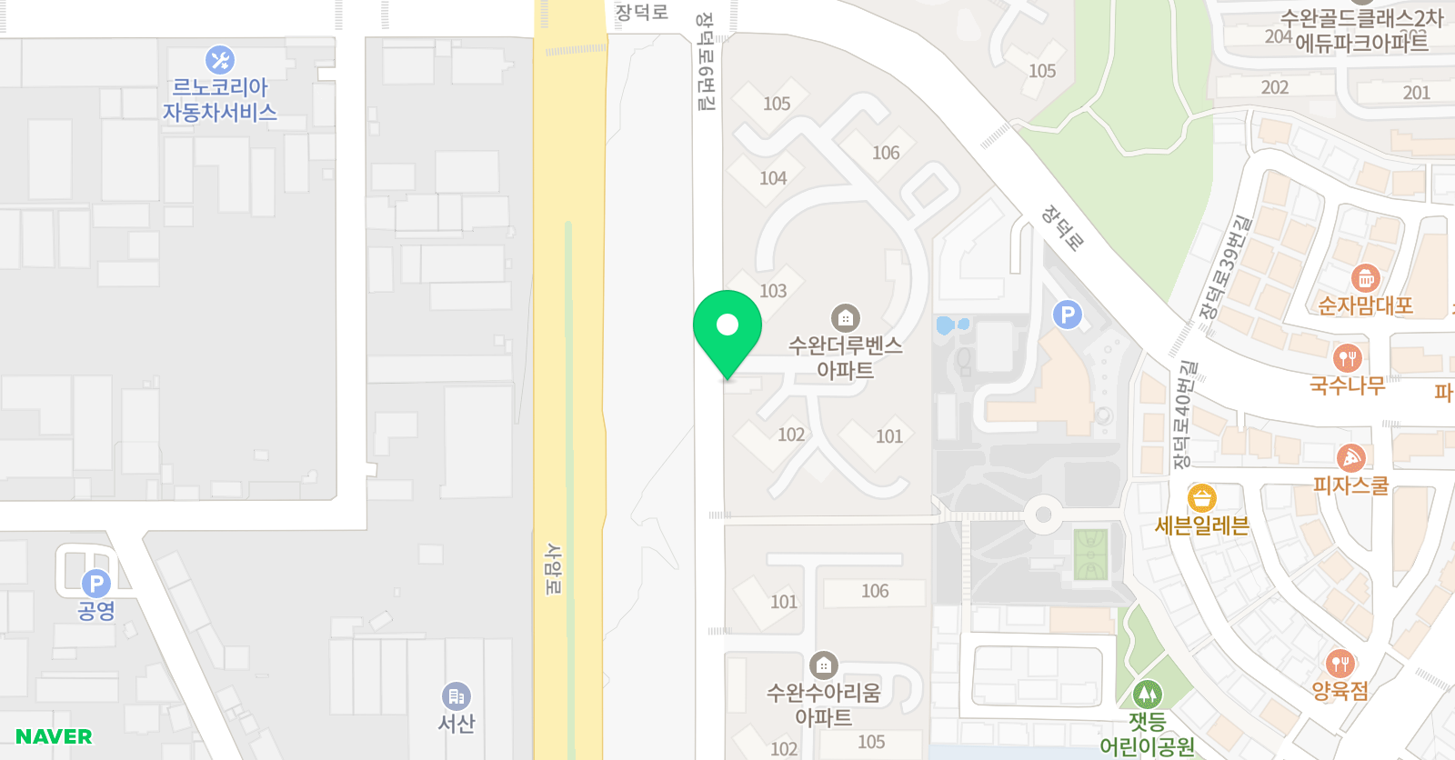 점프윙스 줄넘기클럽 장덕점 위치