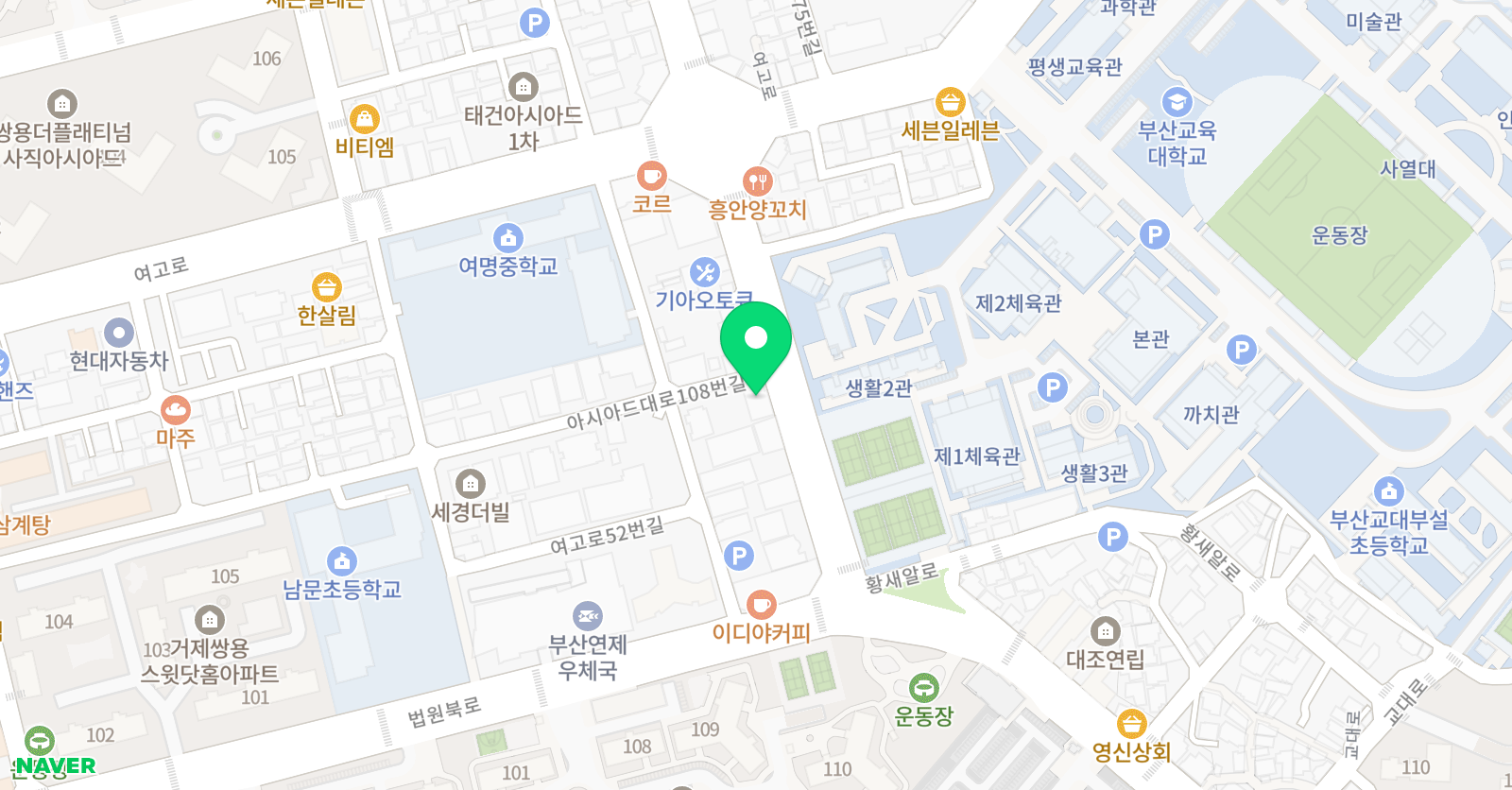 히해드로잉 미술교습소 위치