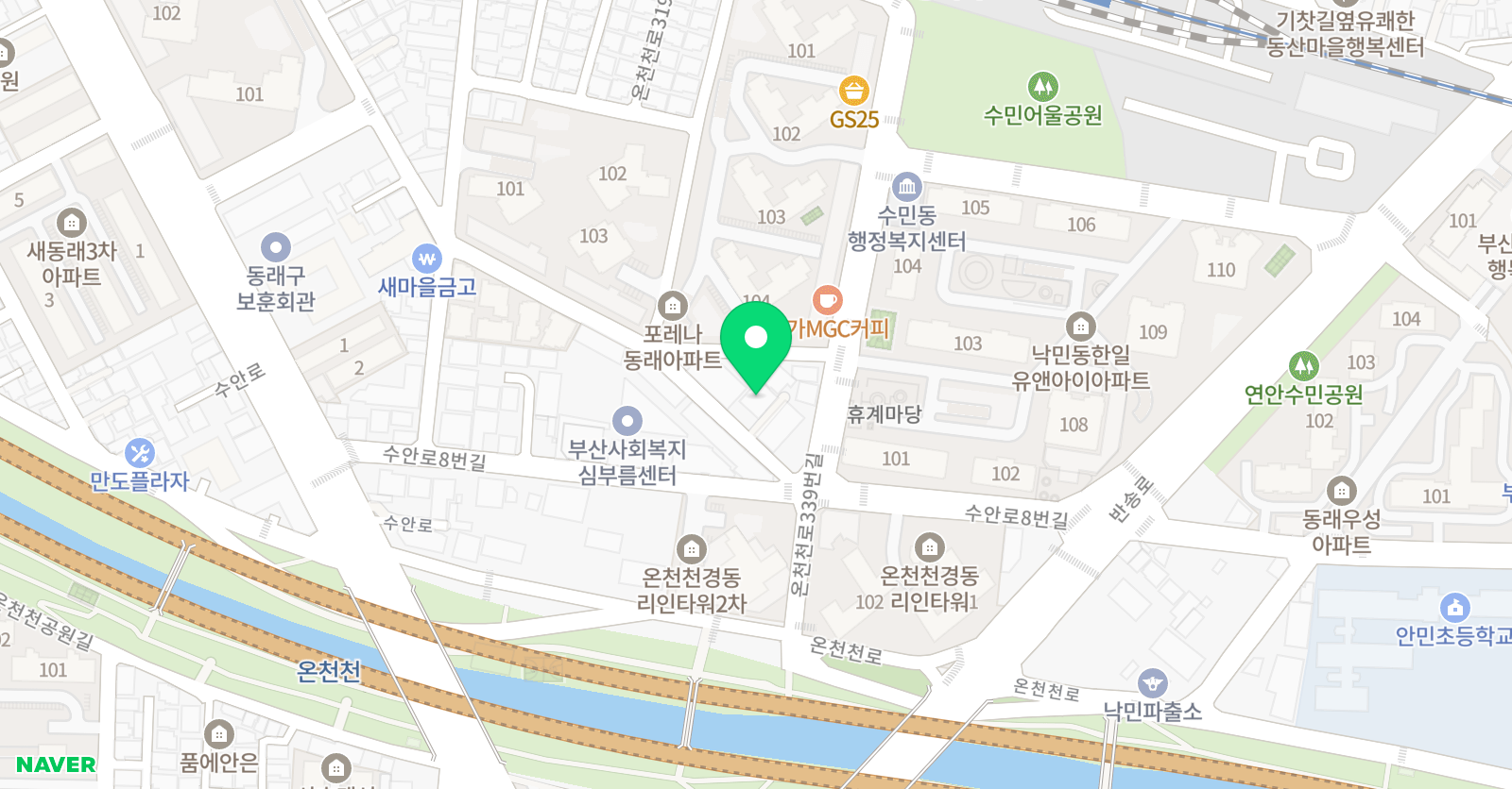 백호축구클럽 위치