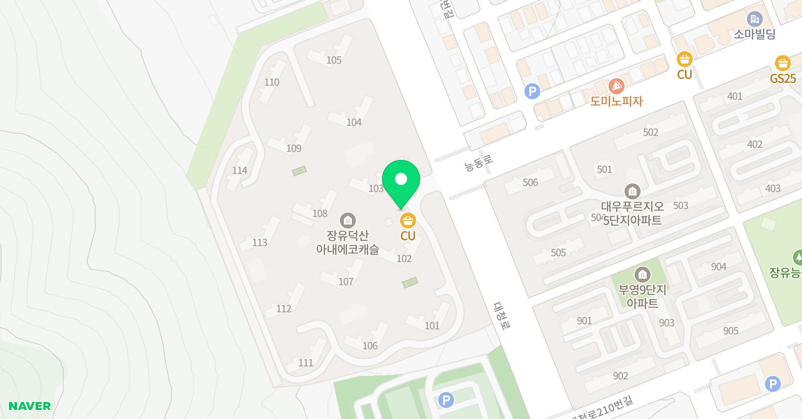 쌔미 수학학원 위치
