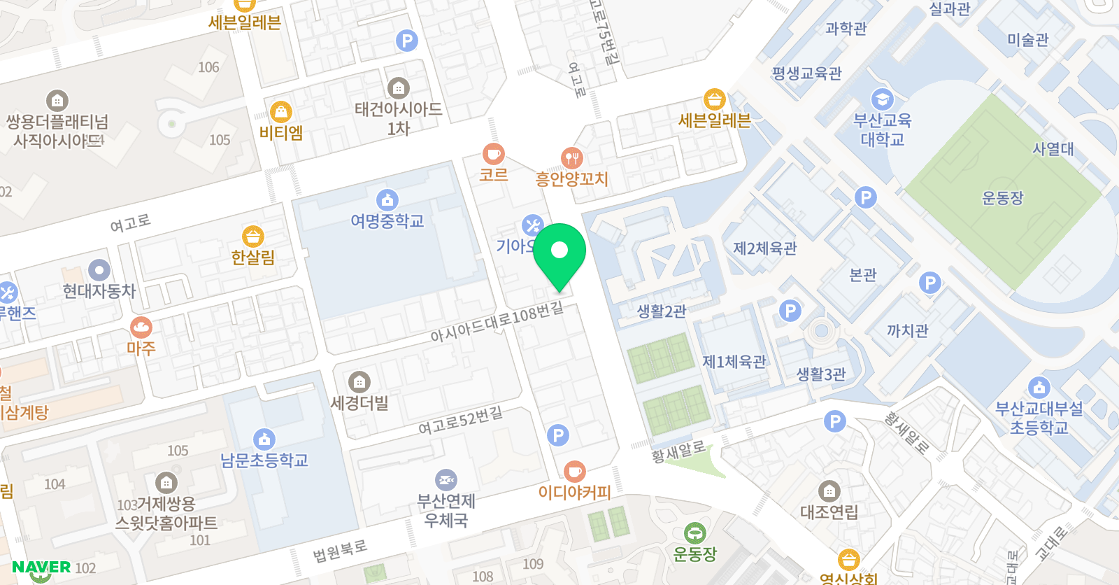 이영진 수학영어학원 위치
