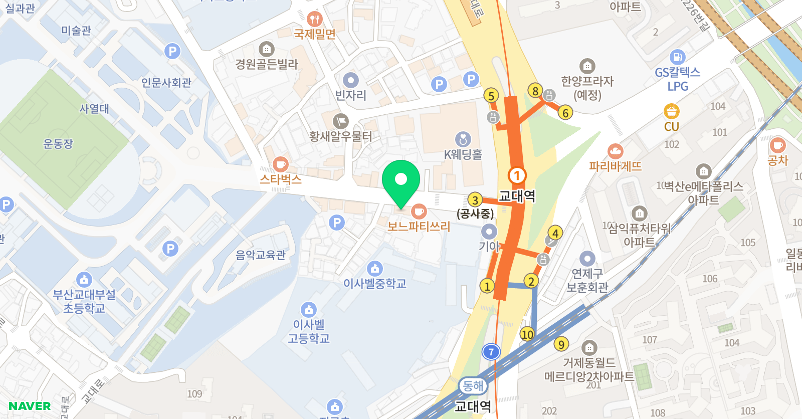 예음 피아노교습소 위치