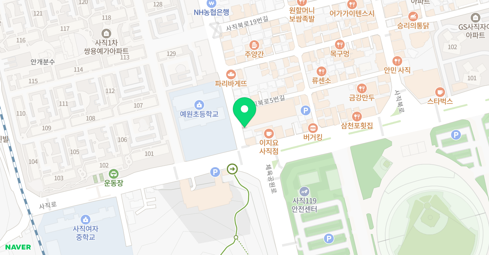 포이베 음악학원 위치