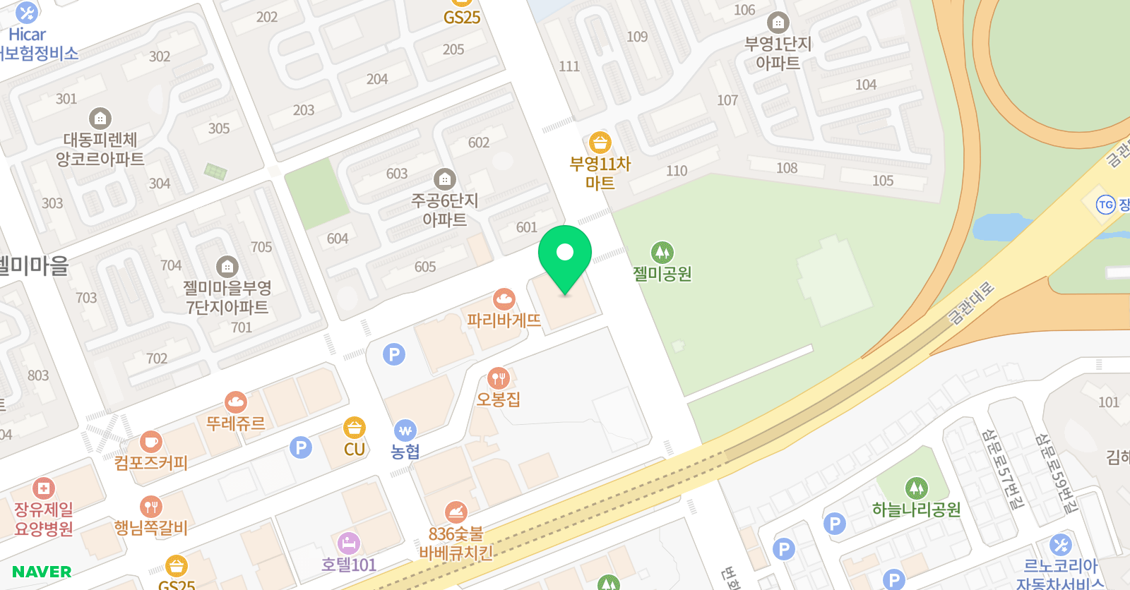 생각더하기 국어논술전문학원 위치