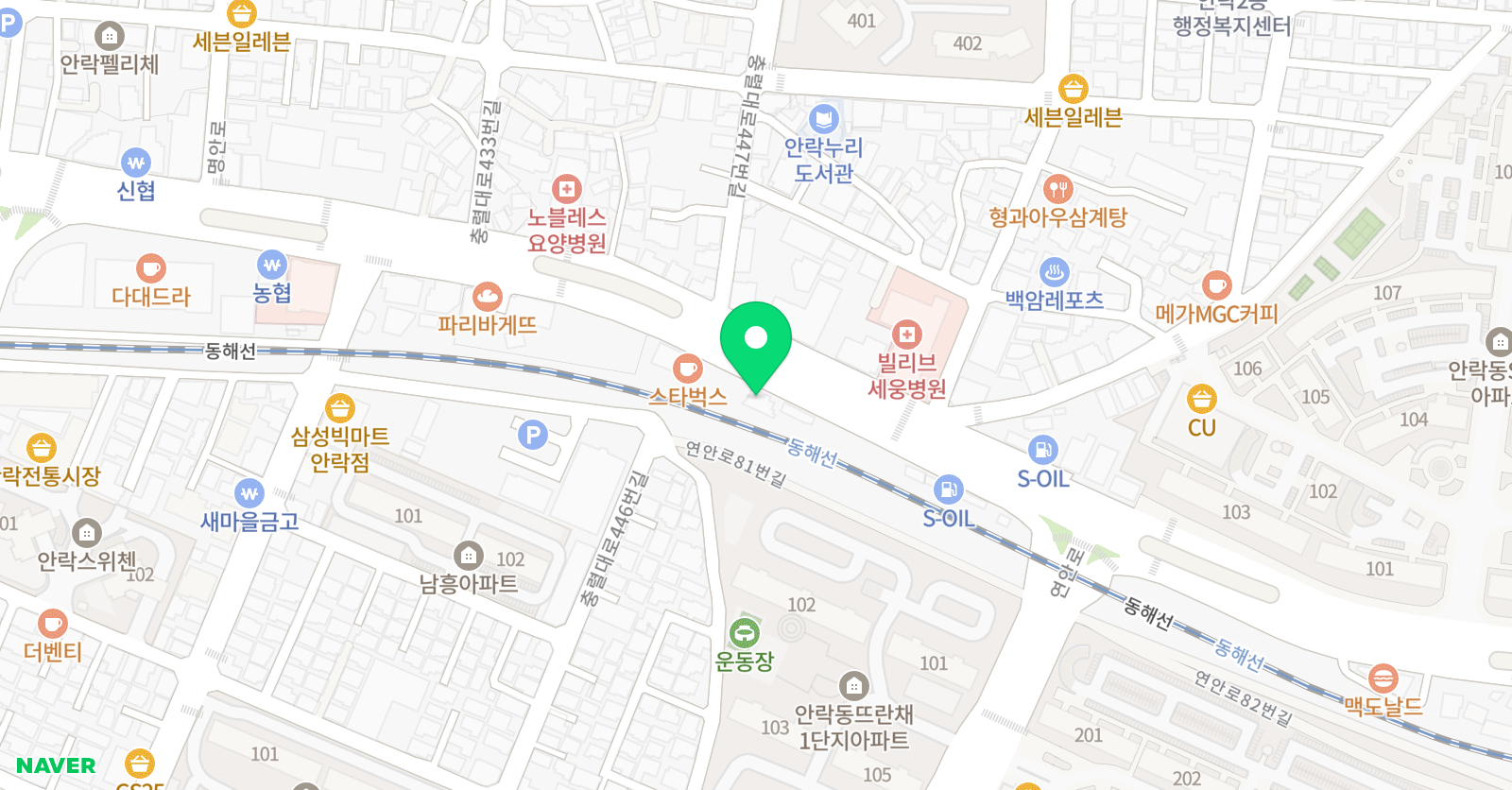로잔 무용학원 위치