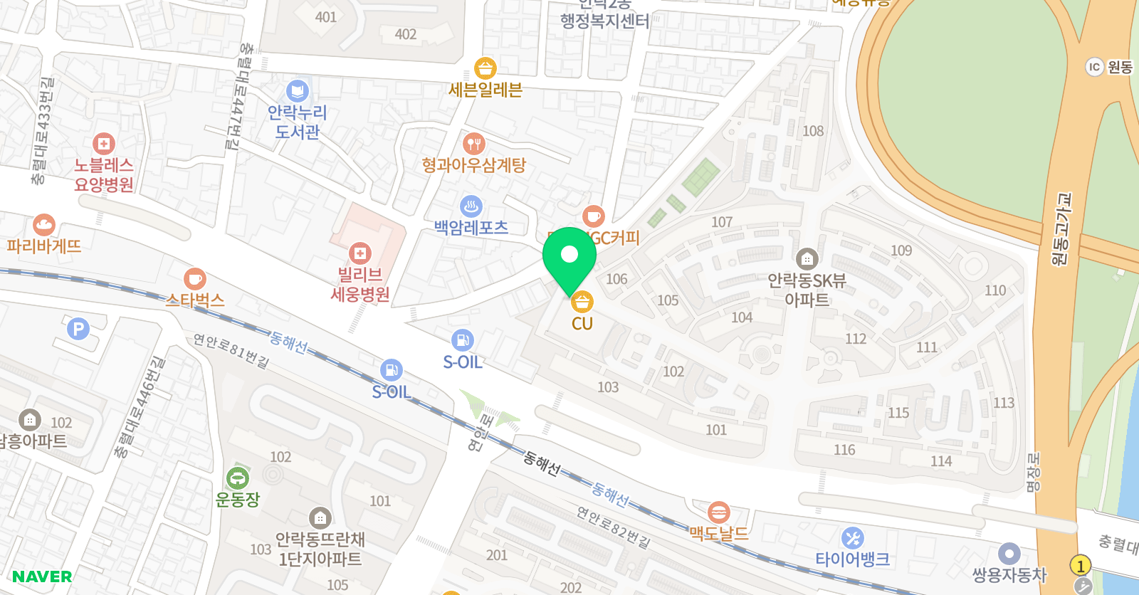 한우리 독서토론논술 안락SK 독서교실 위치