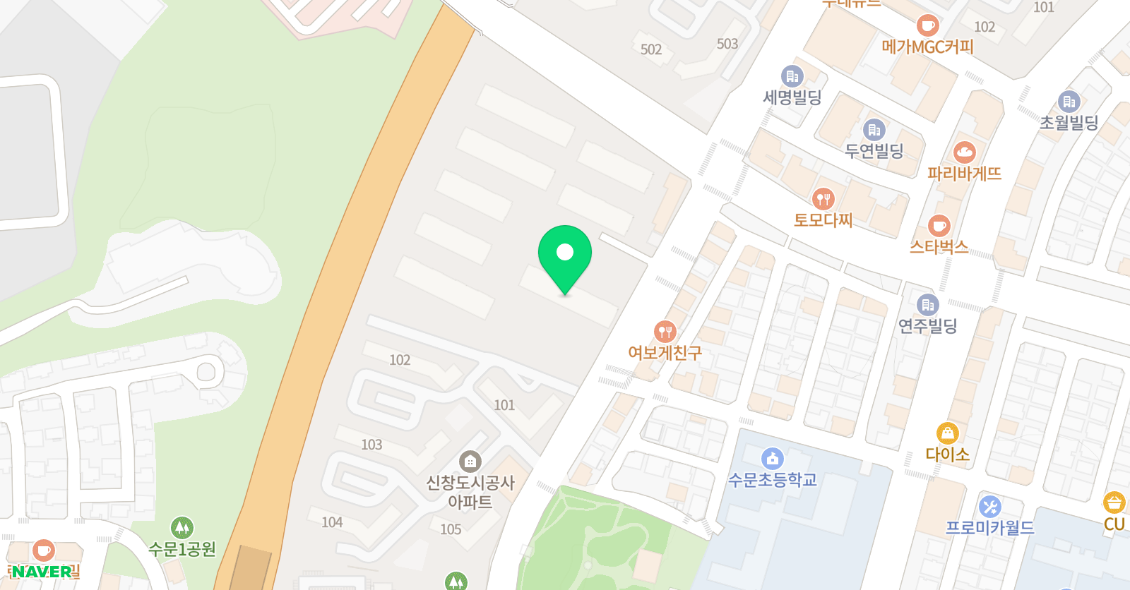 1대1에이드 영어교습소 위치