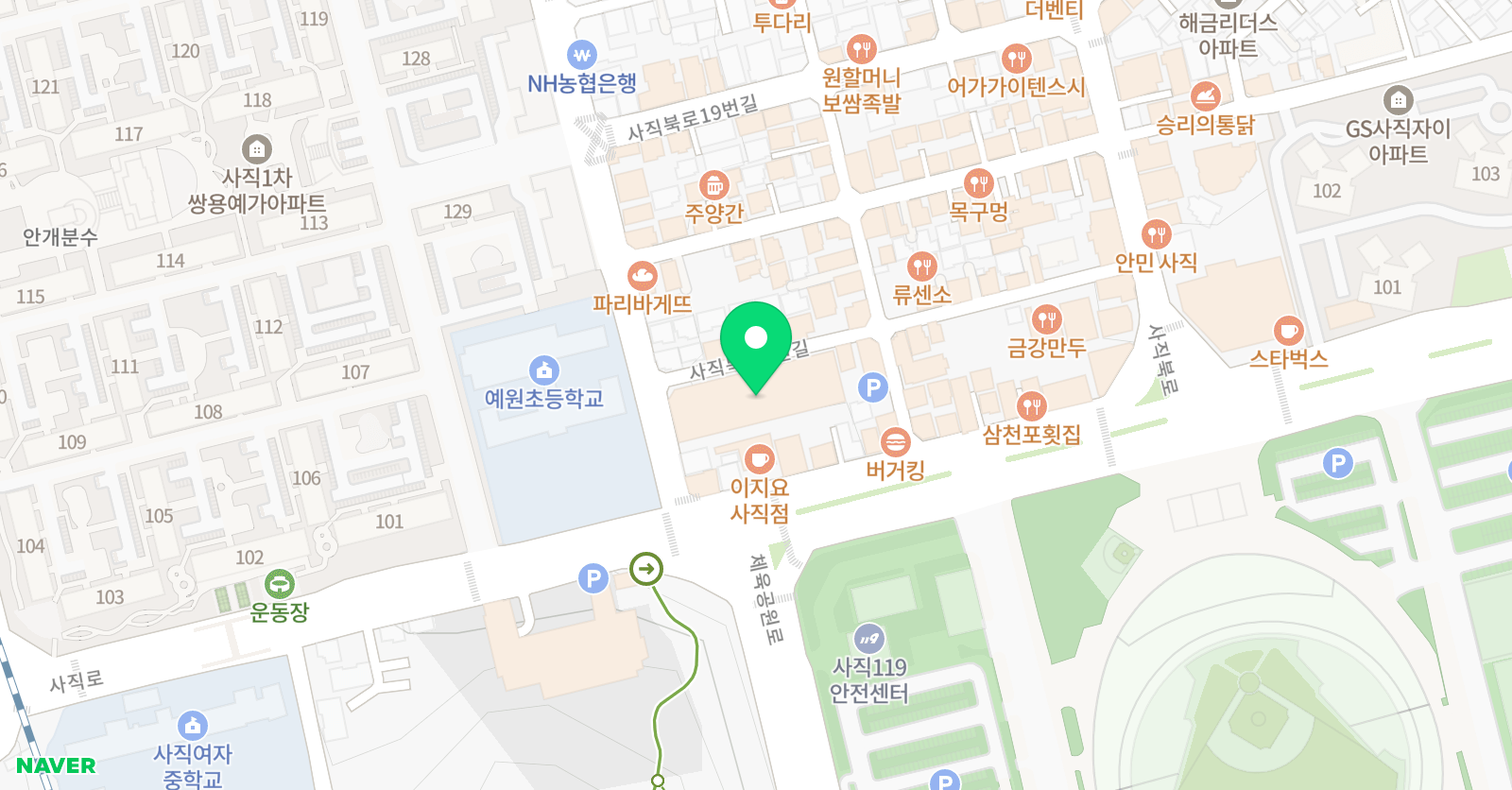 모은해 미술학원 위치
