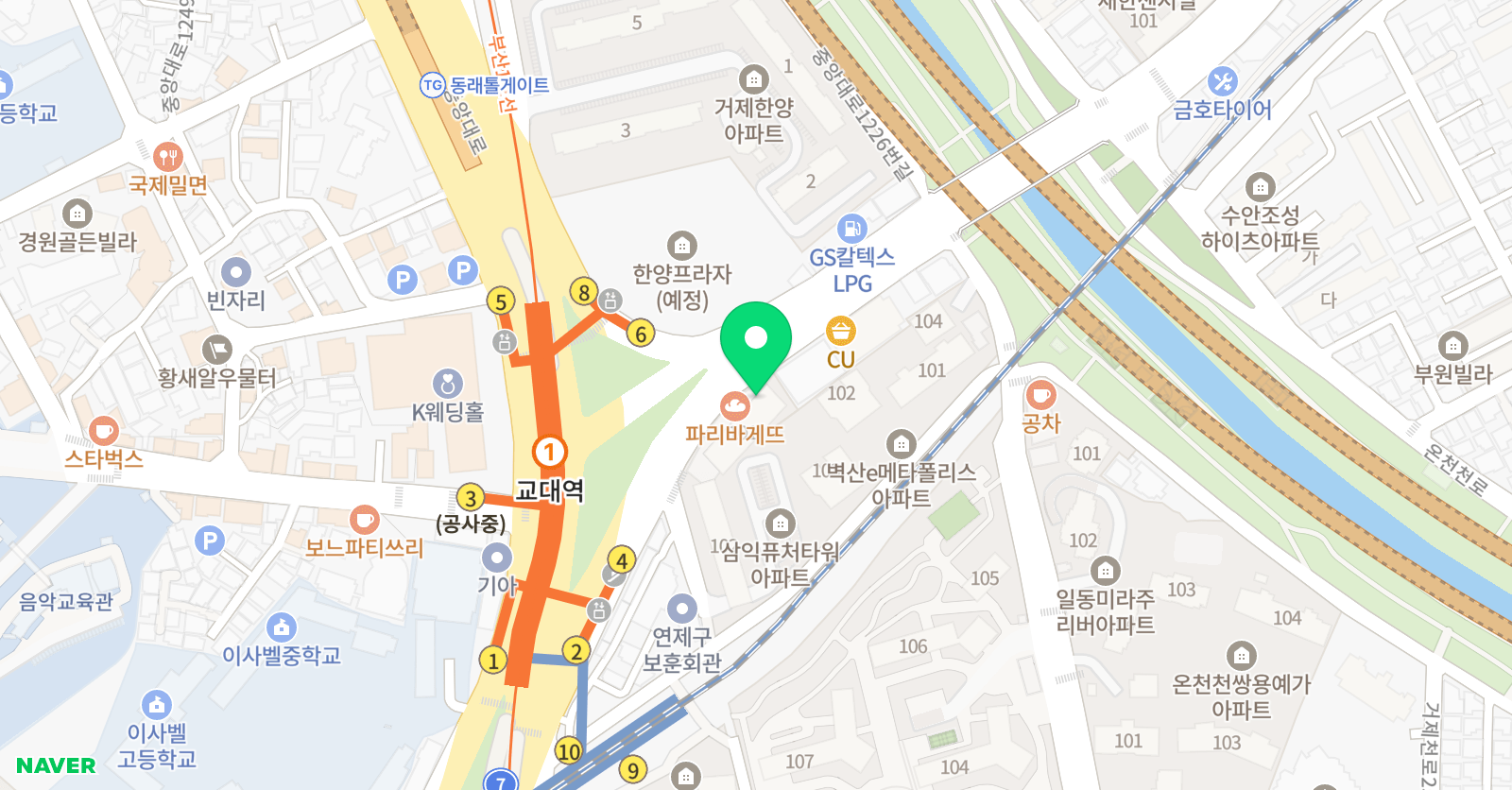 강경민 영어학원 위치