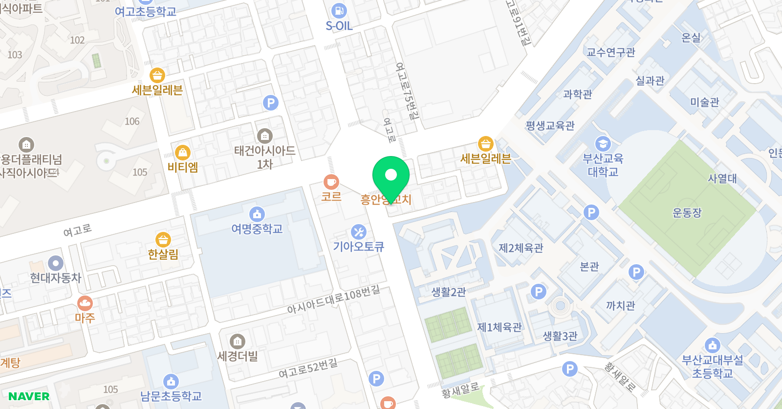 바퀴달린그림책 부산사직센터 위치