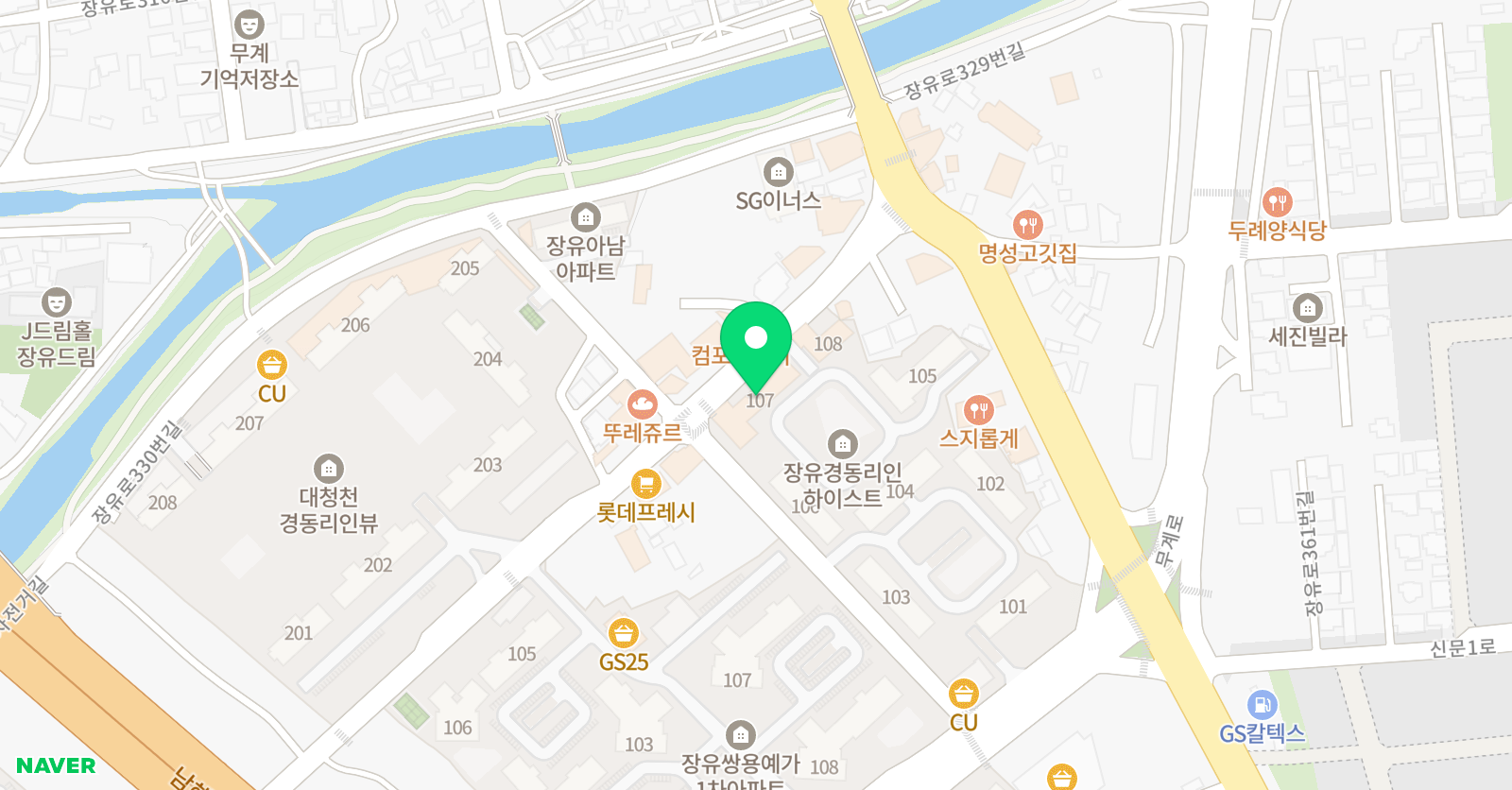 젤로스 수학학원 위치