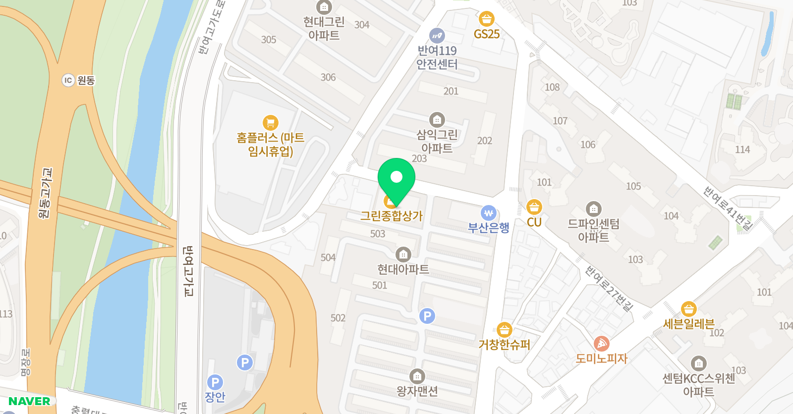 튼튼영어 부산해운대센텀점 위치