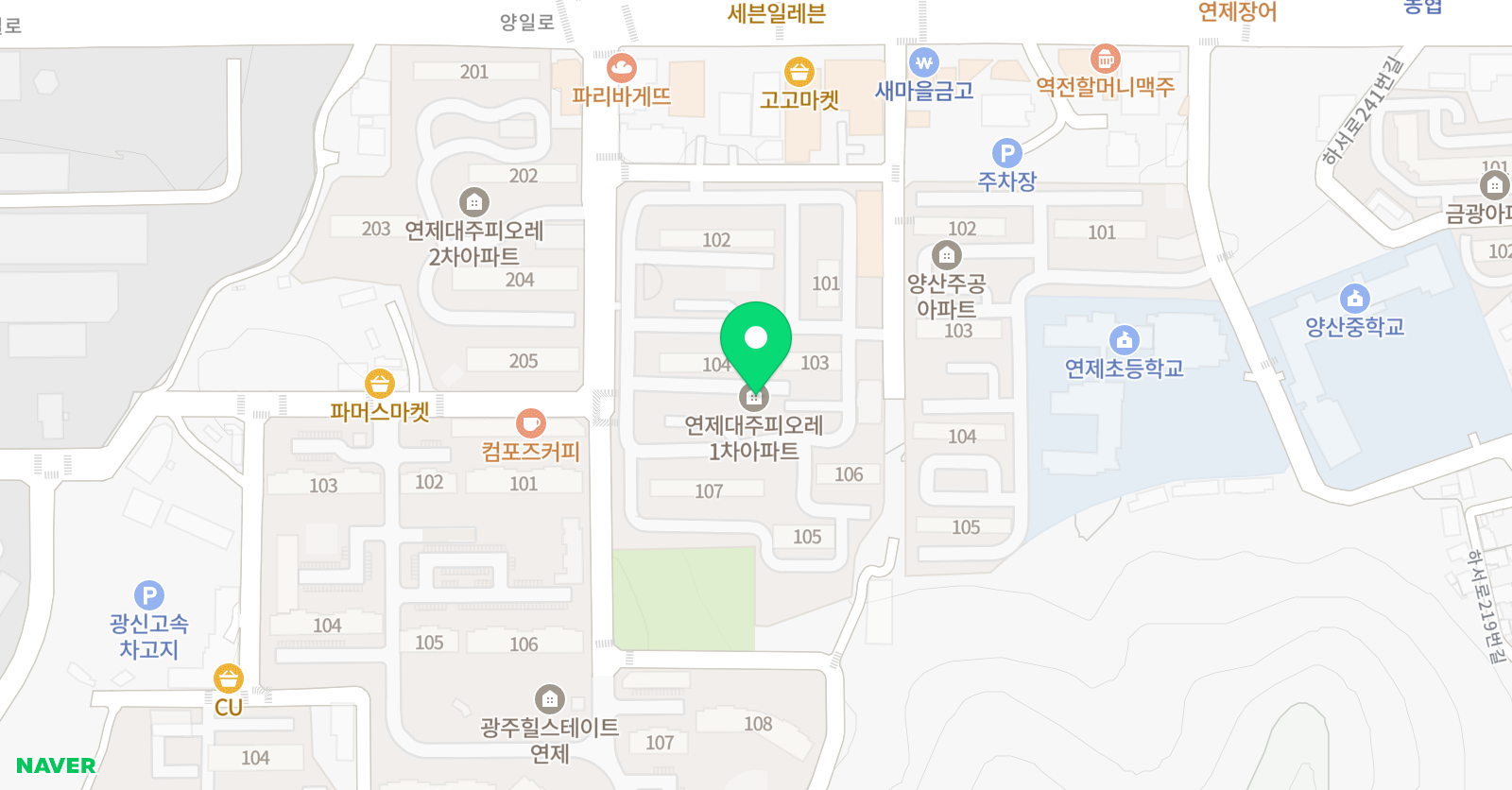 아이스크림홈런 연제대주1차 공부방 위치