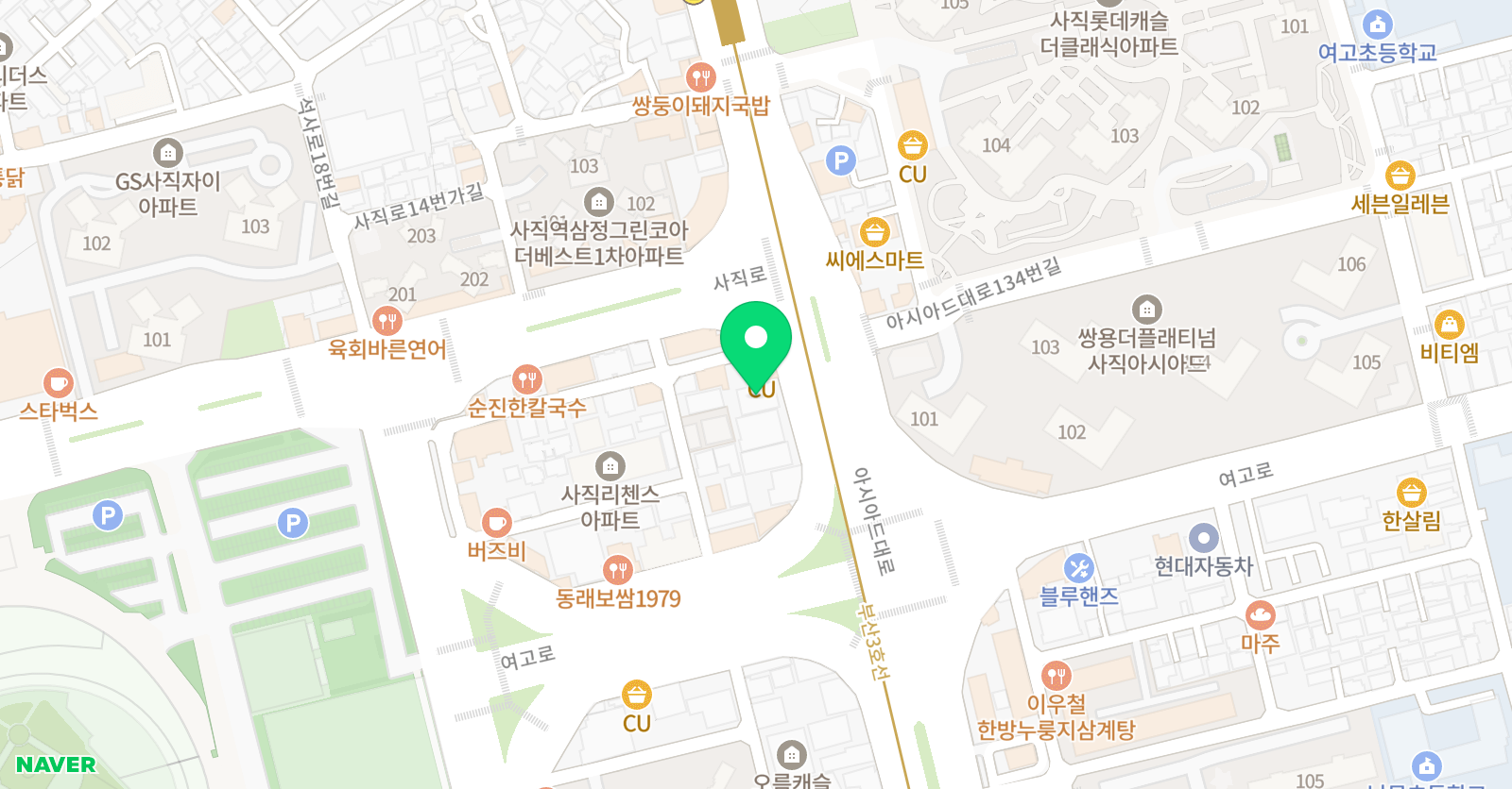 라인 만화학원 위치