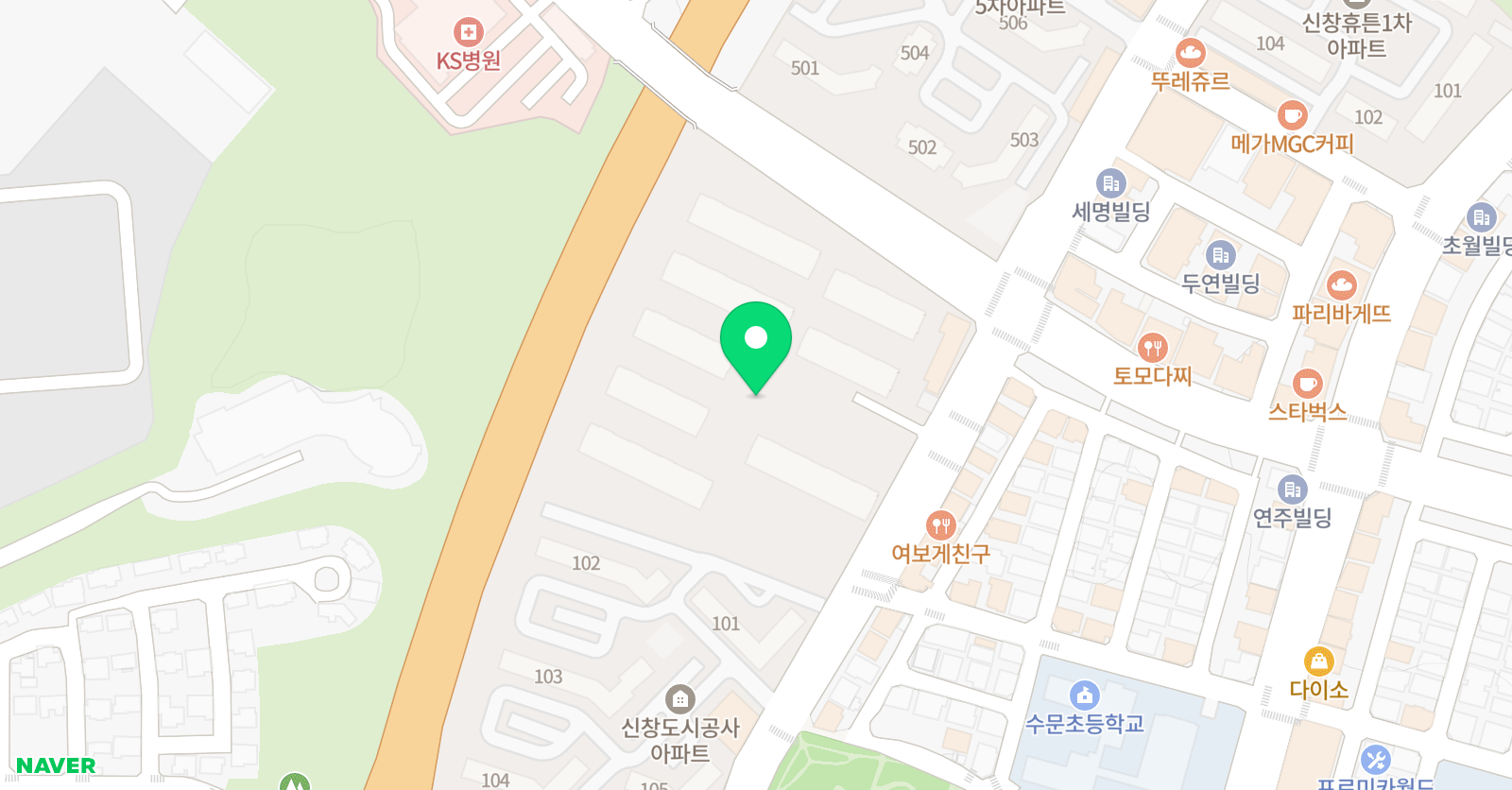더하이탑국어교습소 위치