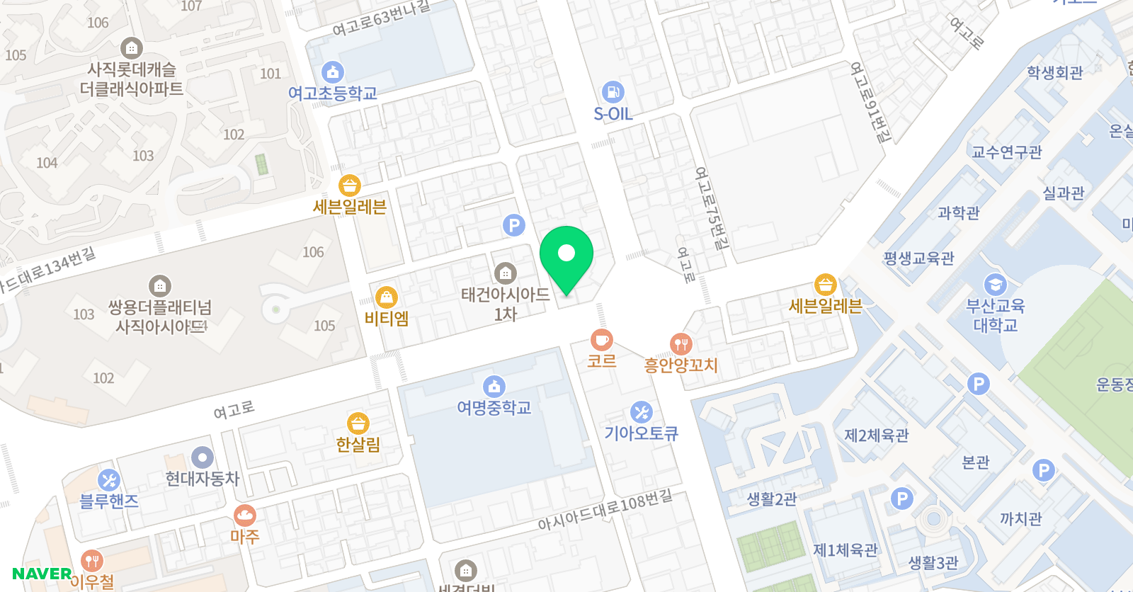 최고의 수학학원 위치
