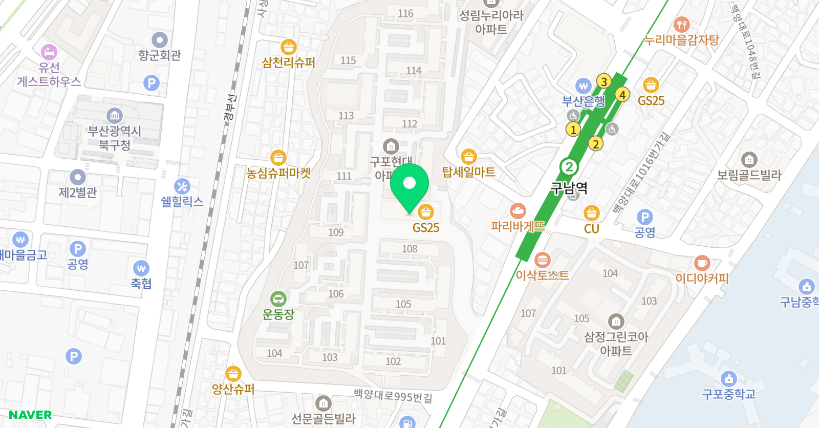 기린 미술학원 위치