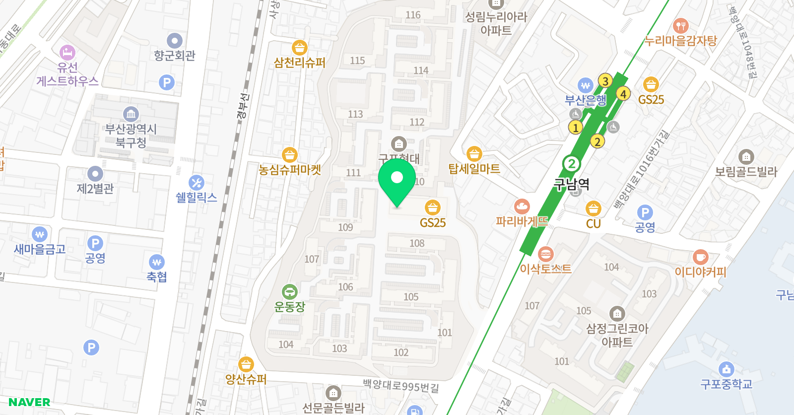 뮤직포레스트 피아노교습소 위치