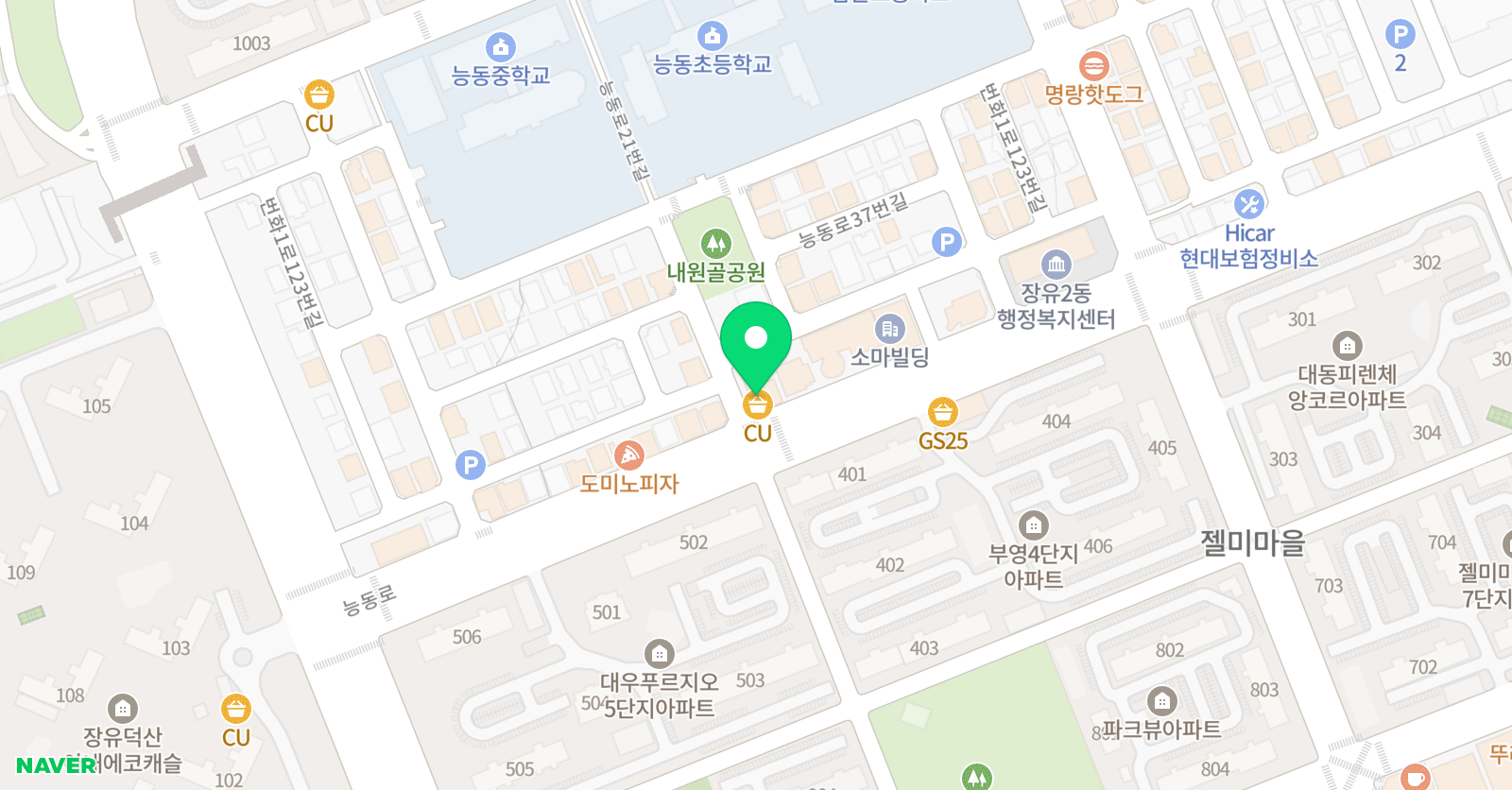 장유경희대 태권도 위치