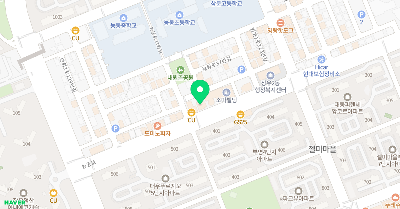 윌그로우 어학원 장유캠퍼스 위치