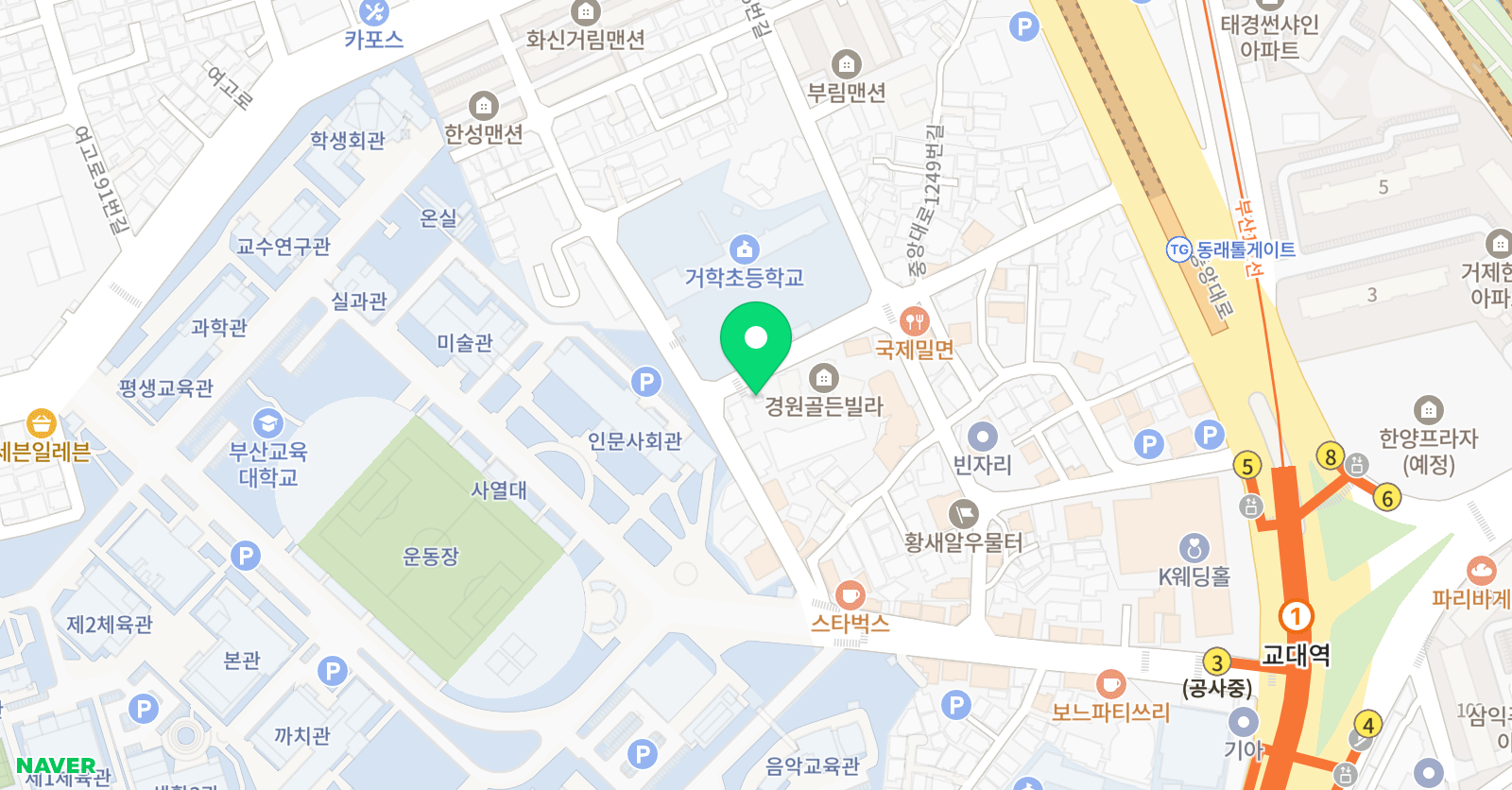 명성 체육관 위치