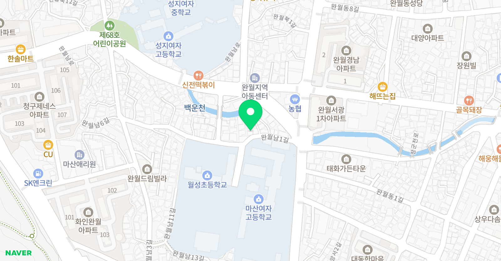 취미미술 학생부 아트창작소 달의조각 미술학원 위치