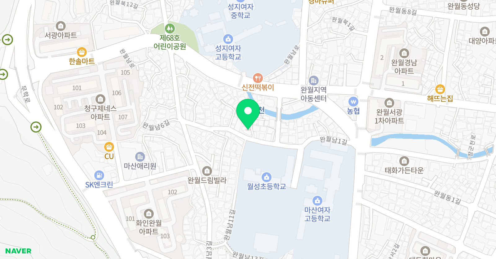 에이급 수학학원 위치