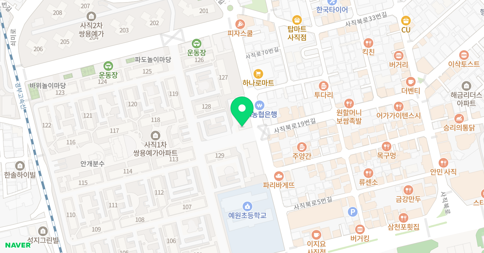 매쓰플랜 수학 사직학원 위치