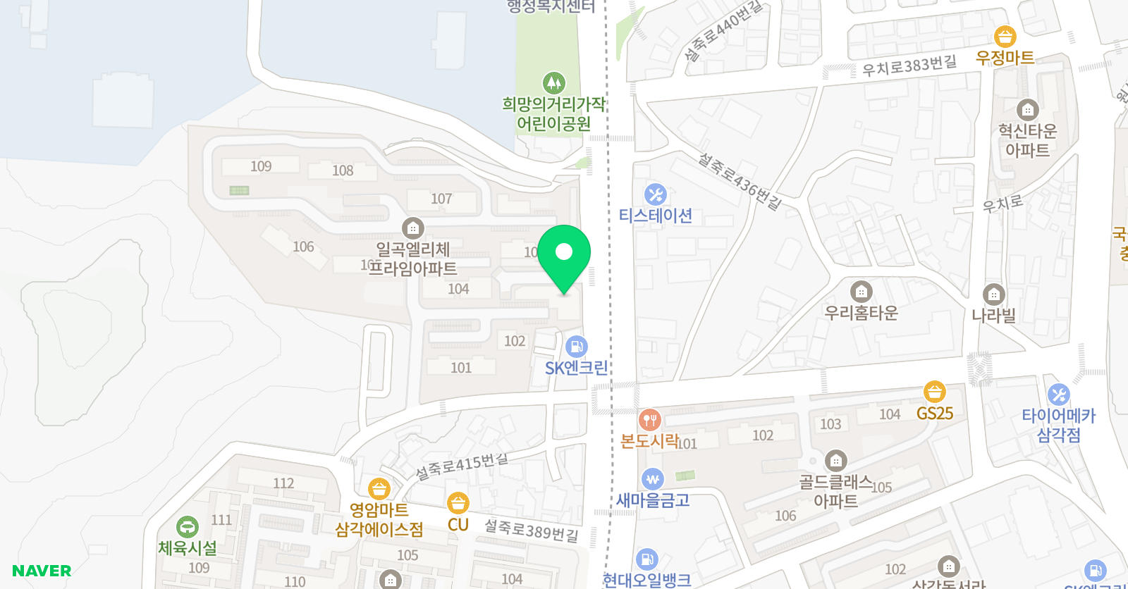 디엠 수학학원 위치