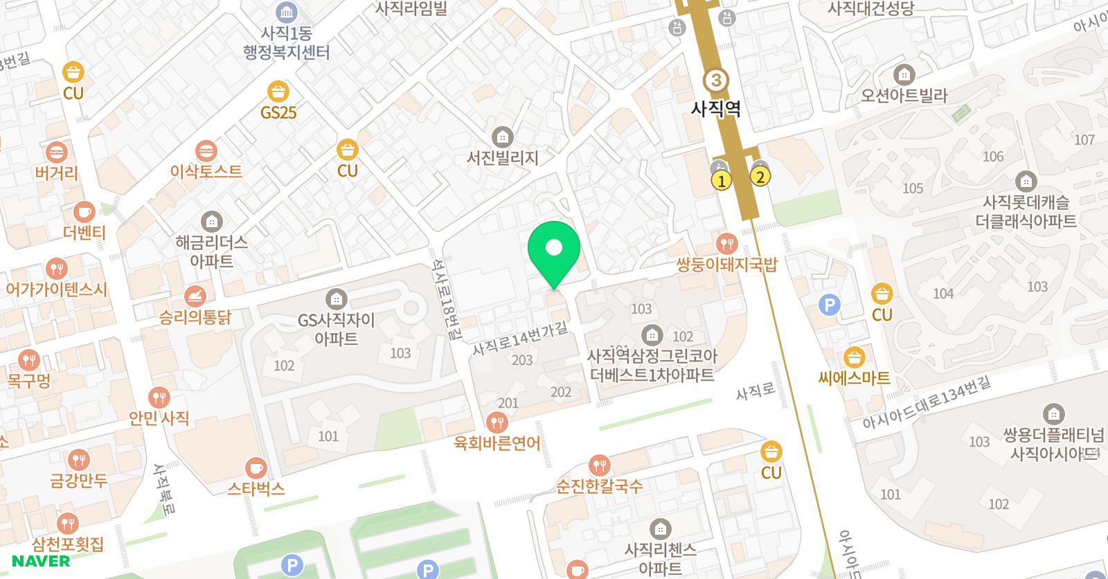 경보 미술 위치