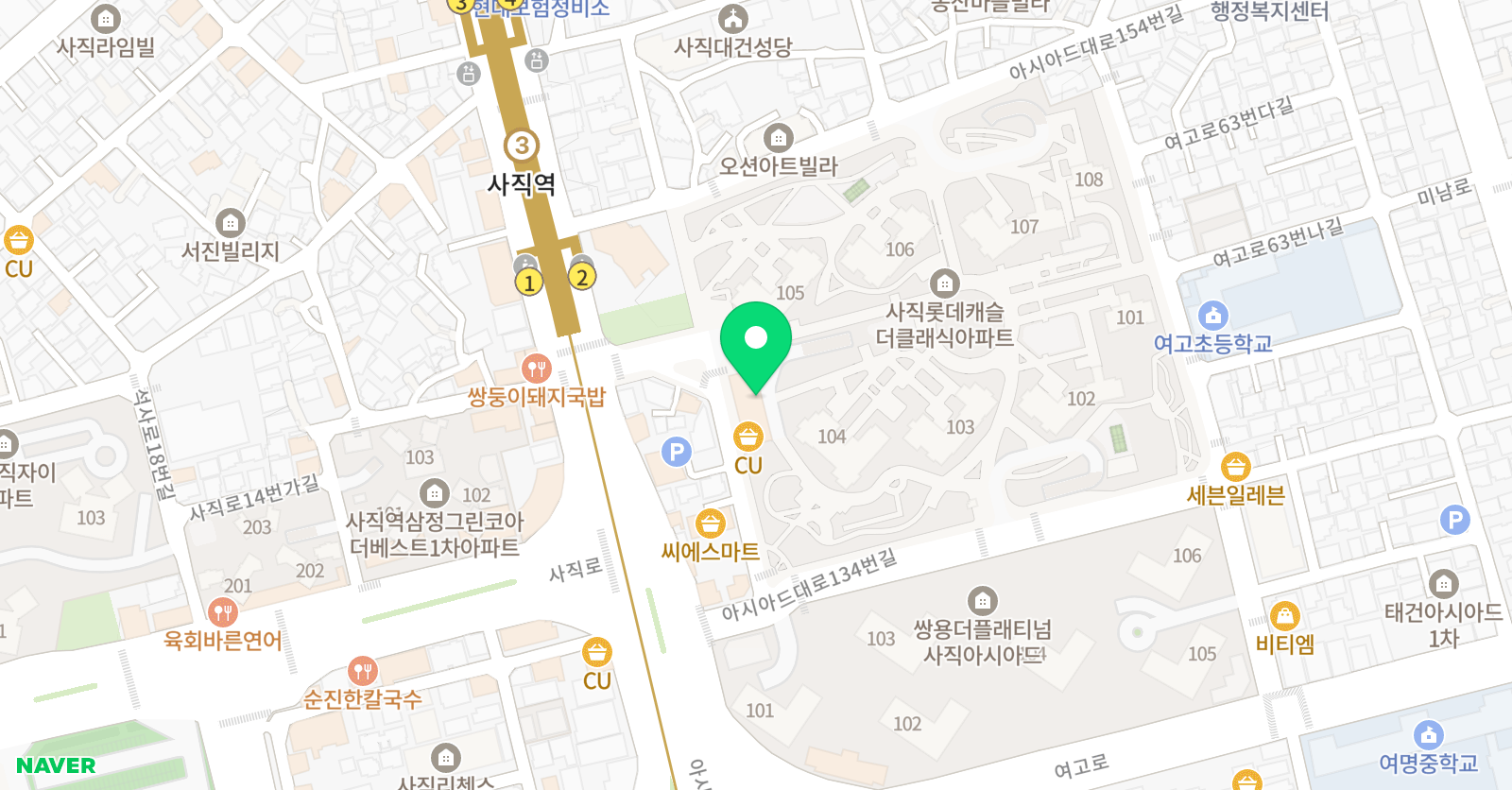 코넬 외국어학원 위치