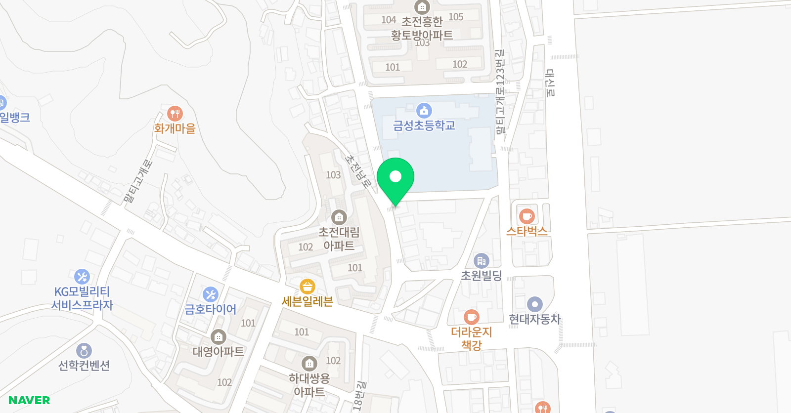 멘토드림 태권도 위치