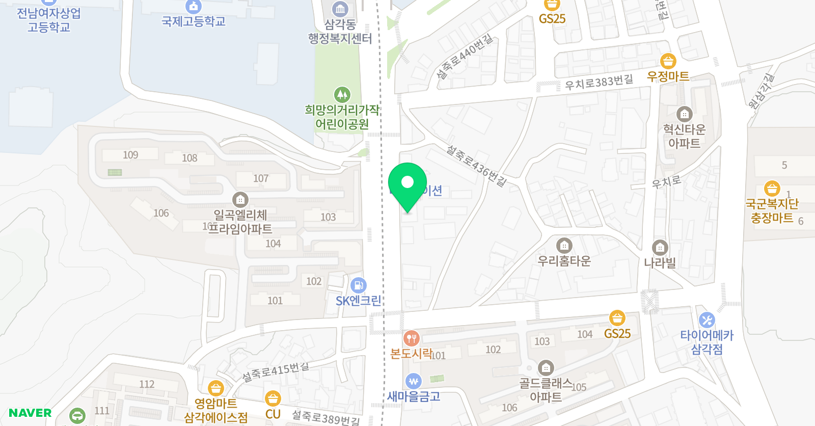 IRC 교육 위치
