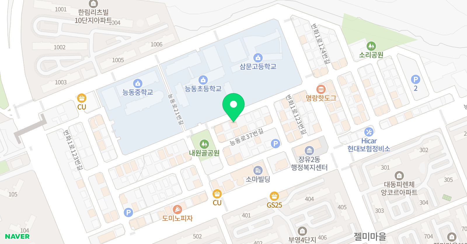 윤선생우리집앞 영어교실 삼문캠퍼스 위치