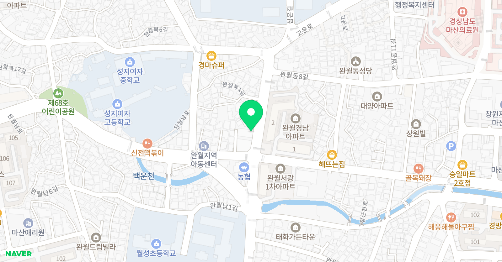 세종 학원 위치