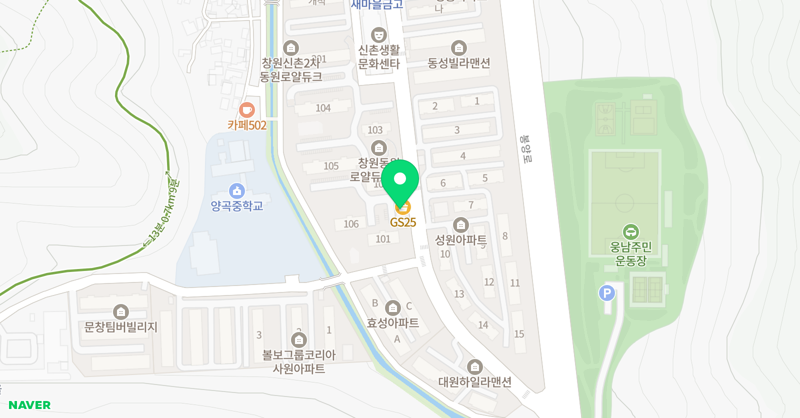 트윈타워아카데미 위치